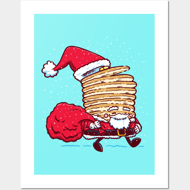 Santa Pancake Wall Art by nickv47